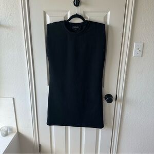 Rachel Zoe Black Sleeveless Muscle Tee Dress